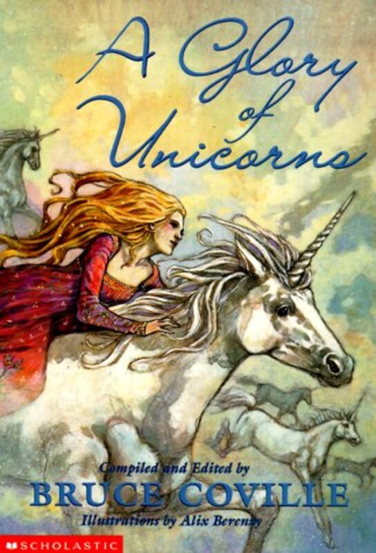 Book cover for "A Glory of Unicorns" by Bruce Coville