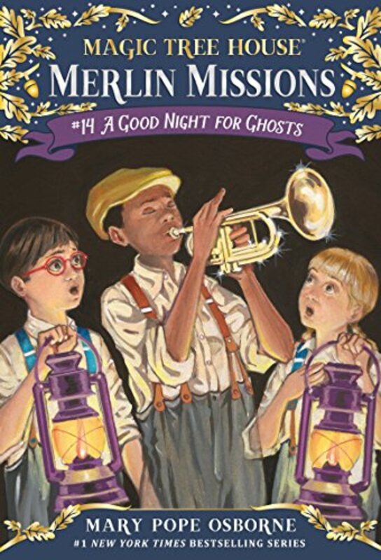 Book cover for "A Good Night for Ghosts" by Mary Pope Osborne
