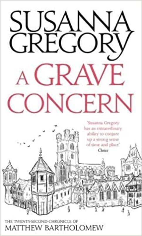 Book cover for "A Grave Concern" by Susanna Gregory