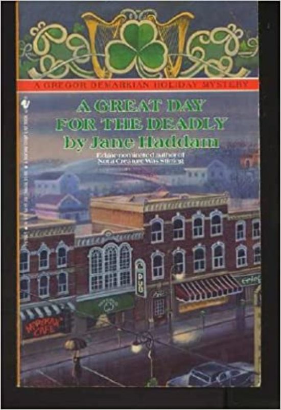 Book cover for "A Great Day for the Deadly" by Jane Haddam