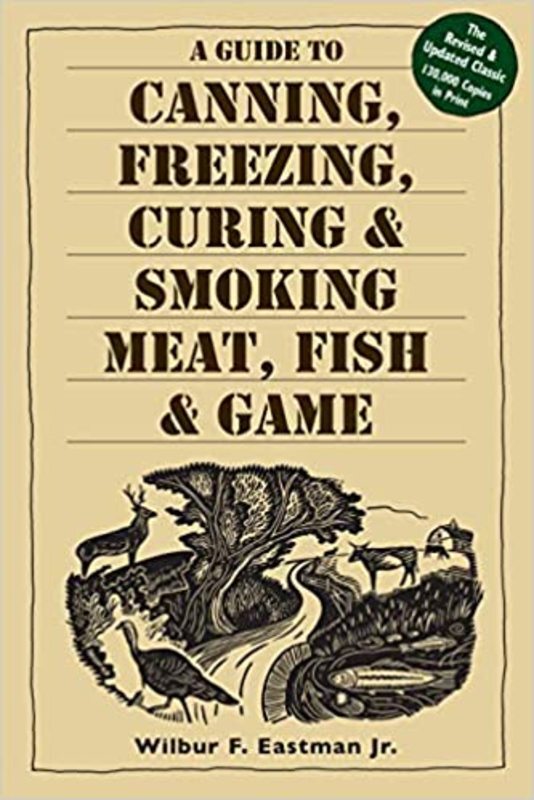 Book cover for "A Guide to Canning, Freezing, Curing & Smoking Meat, Fish & Game" by Wilbur F. Eastman