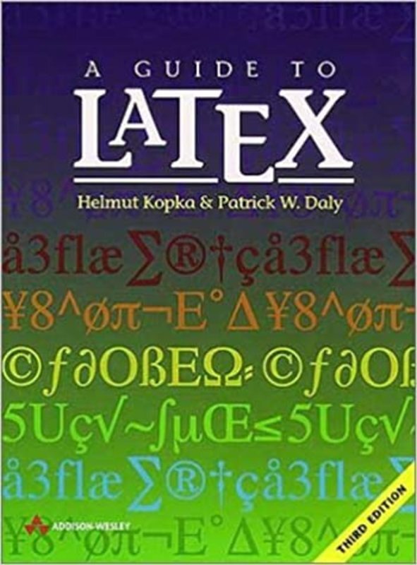 Book cover for "A Guide to LATEX" by Helmut Kopka