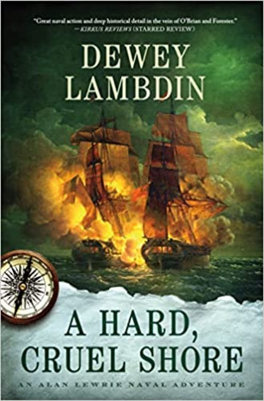 Book cover for "A Hard, Cruel Shore" by Dewey Lambdin