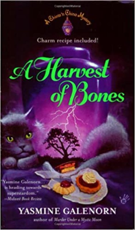 Book cover for "A Harvest of Bones" by Yasmine Galenorn