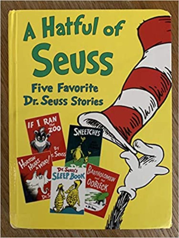 Book cover for "A Hatful of Seuss" by Dr. Seuss