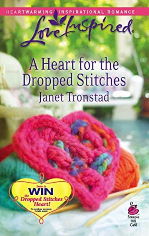 Book cover for "A Heart for the Dropped Stitches" by Janet Tronstad
