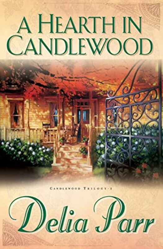 Book cover for "A Hearth in Candlewood" by Delia Parr