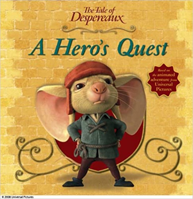 Book cover for "A Hero's Quest" by Kate DiCamillo