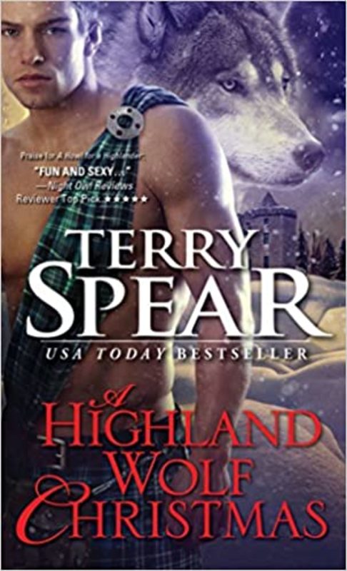 Book cover for "A Highland Wolf Christmas" by Terry Spear