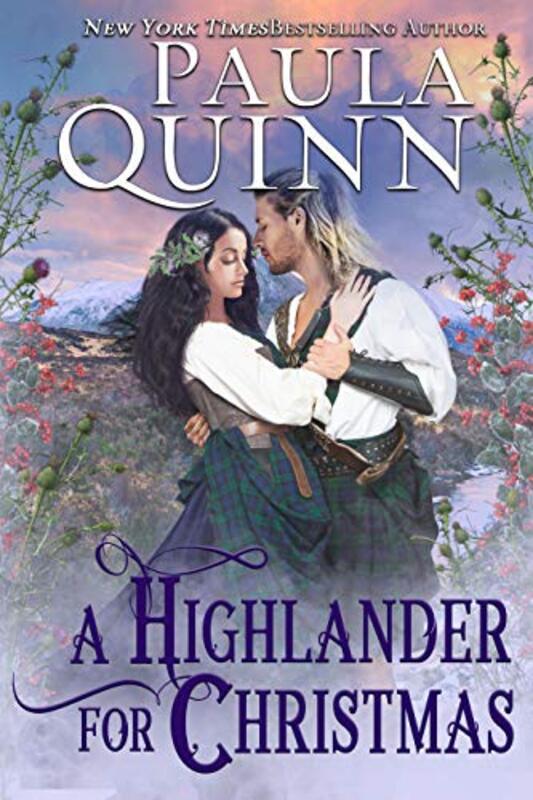 Book cover for "A Highlander For Christmas" by Paula Quinn