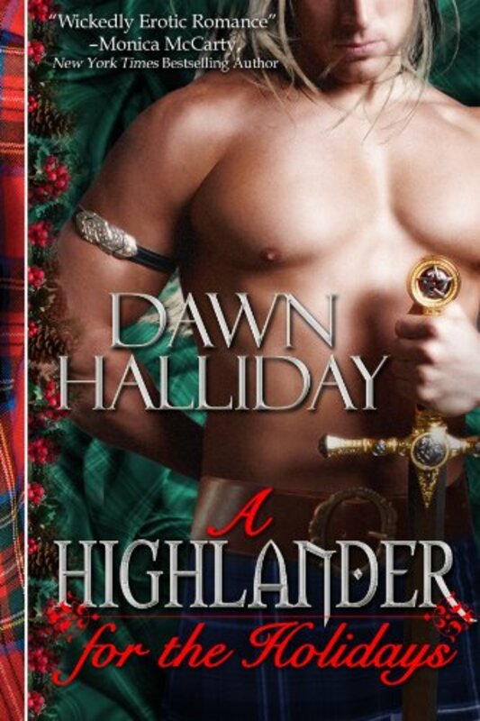 Book cover for "A Highlander for the Holidays" by Jennifer Haymore