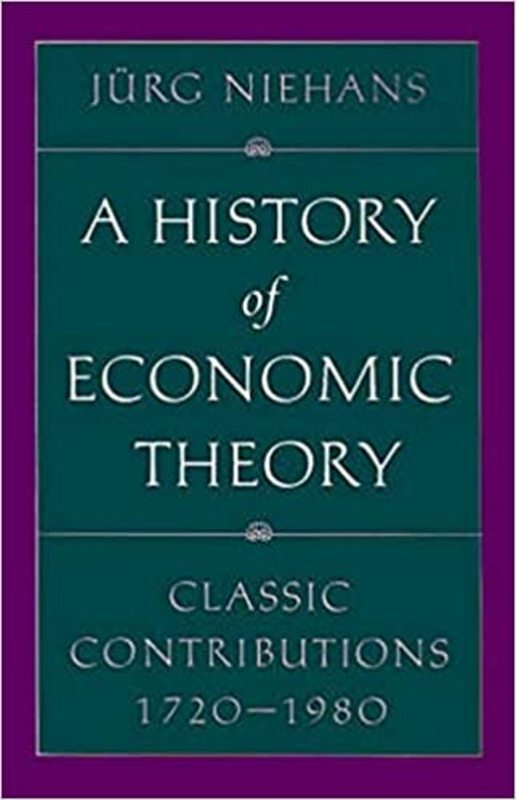 Book cover for "A History of Economic Theory" by Jürg Niehans