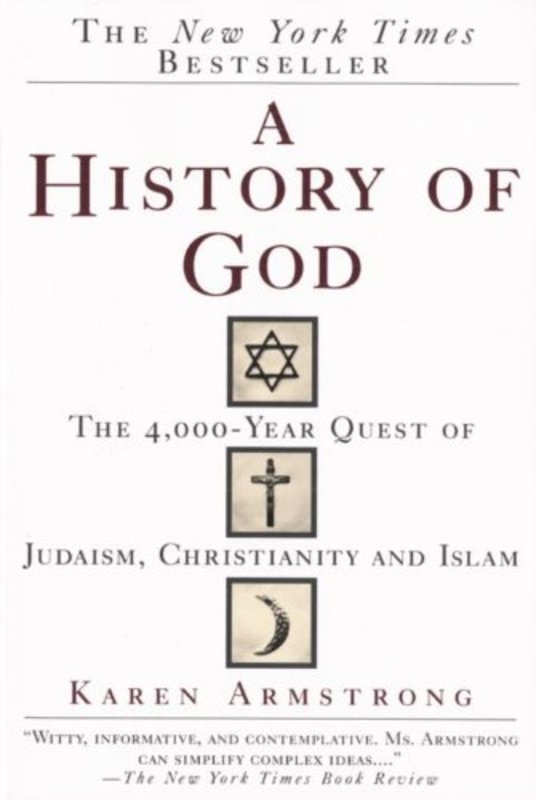 Book cover for "A History of God" by Karen Armstrong