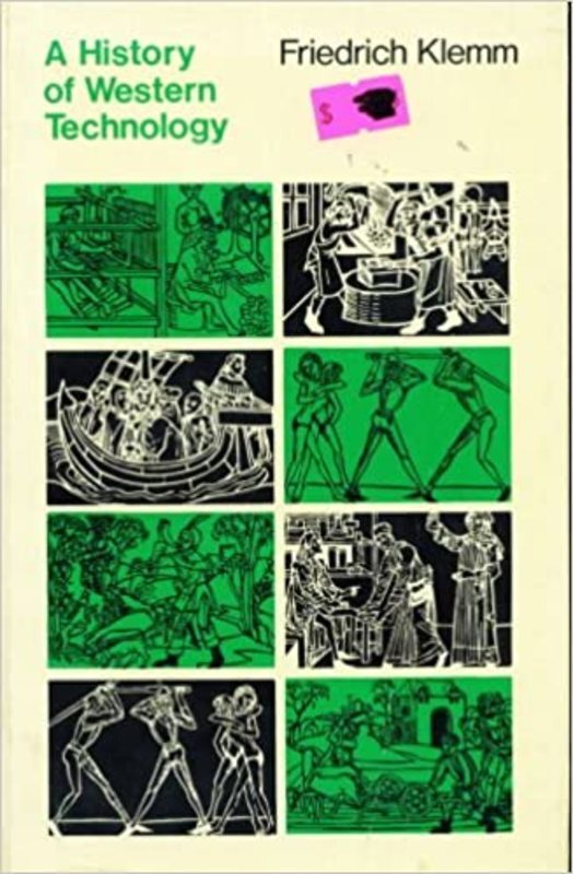 Book cover for "A History of Western Technology" by Friedrich Klemm