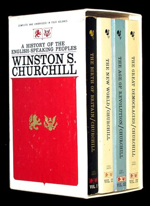 Book cover for "A History of the English Speaking Peoples"