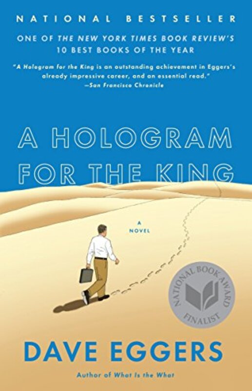 Book cover for "A Hologram for the King" by Dave Eggers