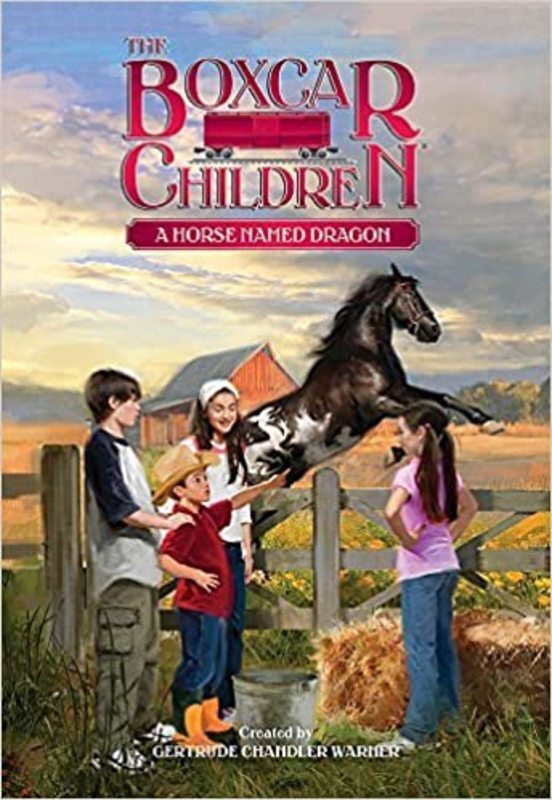 Book cover for "A Horse Named Dragon" by Gertrude Chandler Warner