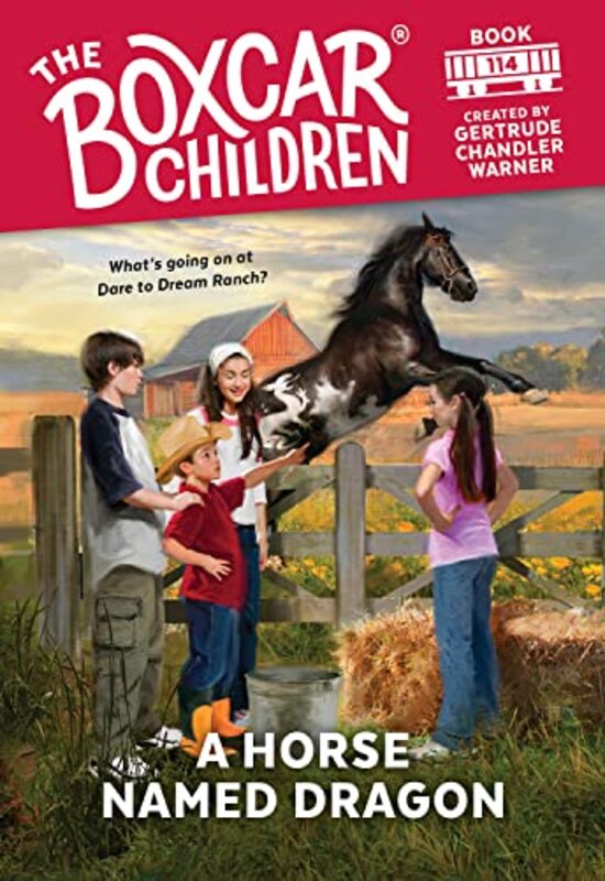 Book cover for "A Horse Named Dragon" by Gertrude Chandler Warner