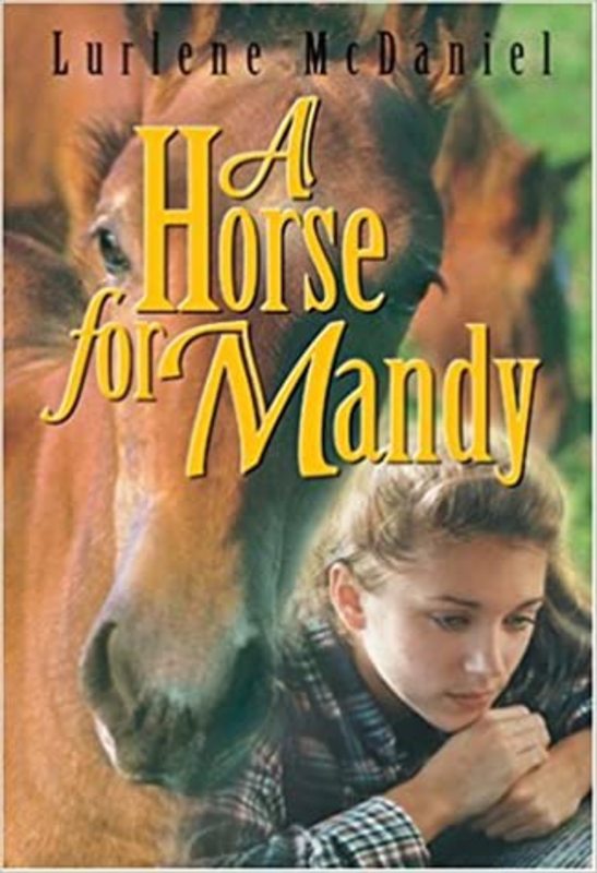 Book cover for "A Horse for Mandy" by Lurlene McDaniel