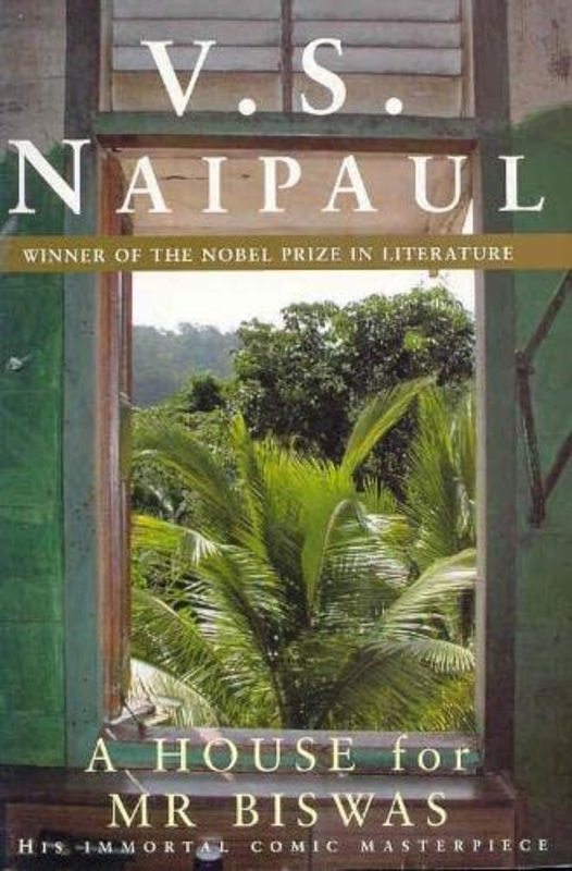 Book cover for "A House for Mr Biswas" by VS Naipaul