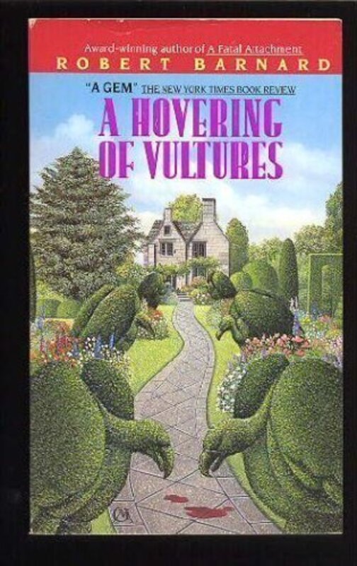 Book cover for "A Hovering of Vultures" by Robert Barnard