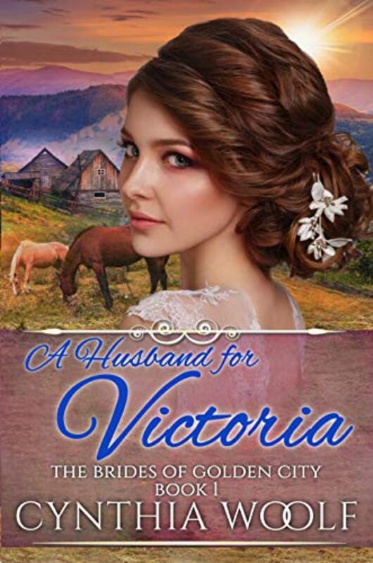 Book cover for "A Husband for Victoria" by Cynthia Woolf