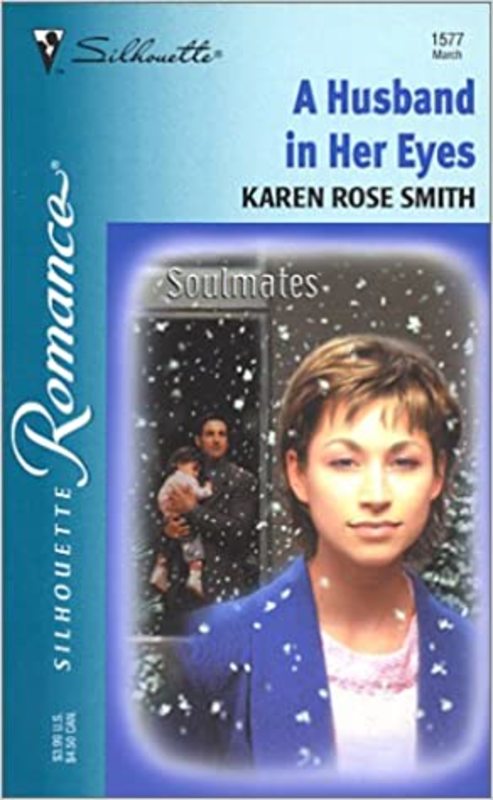 Book cover for "A Husband in Her Eyes" by Karen Rose Smith