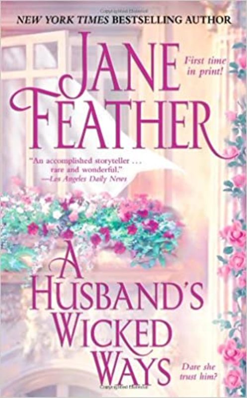Book cover for "A Husband's Wicked Ways" by Jane Feather