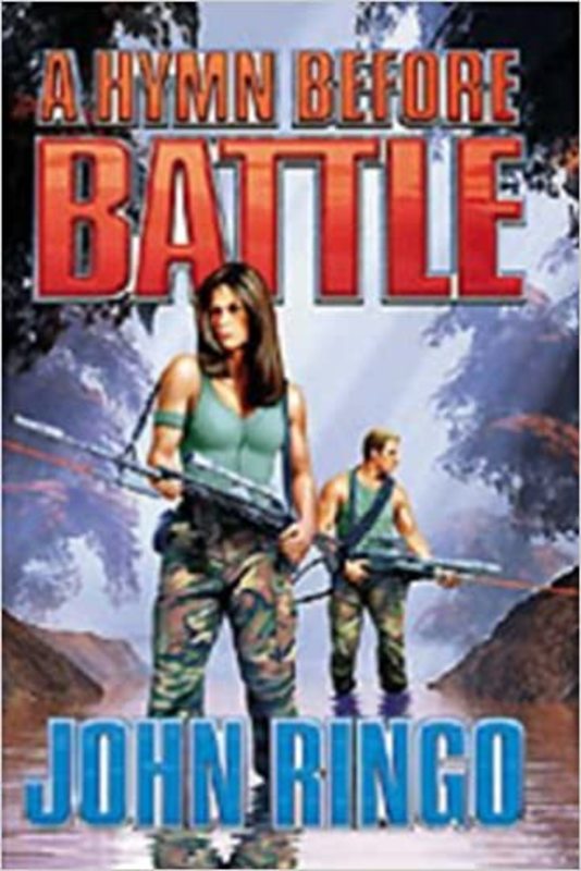 Book cover for "A Hymn Before Battle" by John Ringo