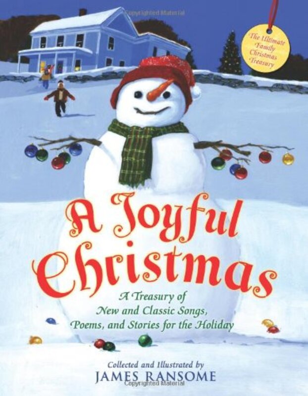 Book cover for "A Joyful Christmas" by James E Ransome