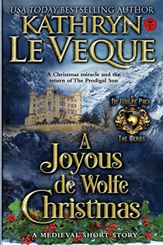 Book cover for "A Joyous de Wolfe Christmas" by Kathryn Le Veque