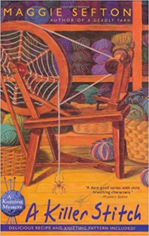 Book cover for "A Killer Stitch" by Maggie Sefton