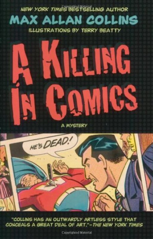 Book cover for "A Killing in Comics" by Max Allan Collins
