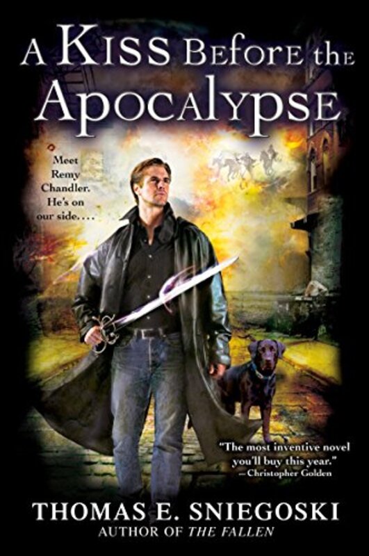 Book cover for "A Kiss Before the Apocalypse" by Thomas E Sniegoski