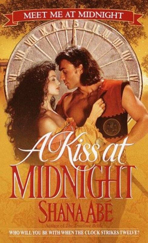 Book cover for "A Kiss at Midnight" by Shana Abe