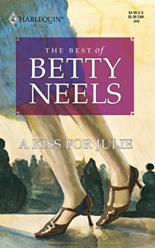 Book cover for "A Kiss for Julie" by Betty Neels