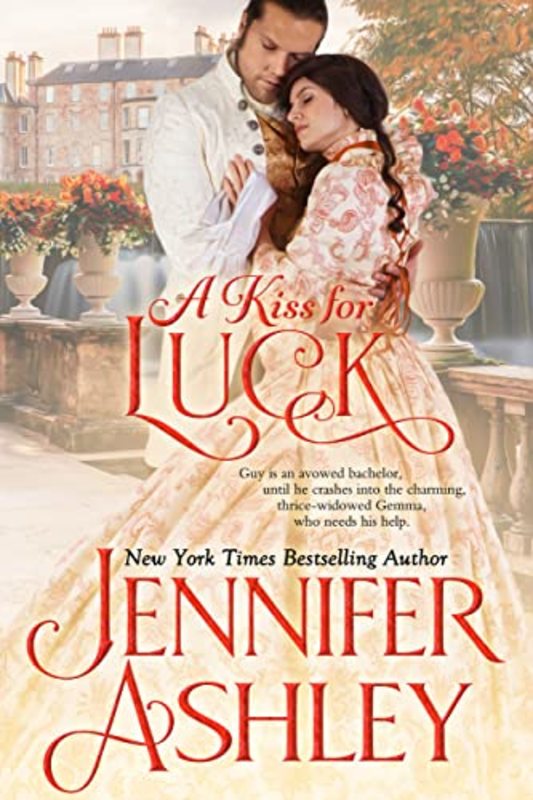 Book cover for "A Kiss for Luck" by Jennifer Ashley