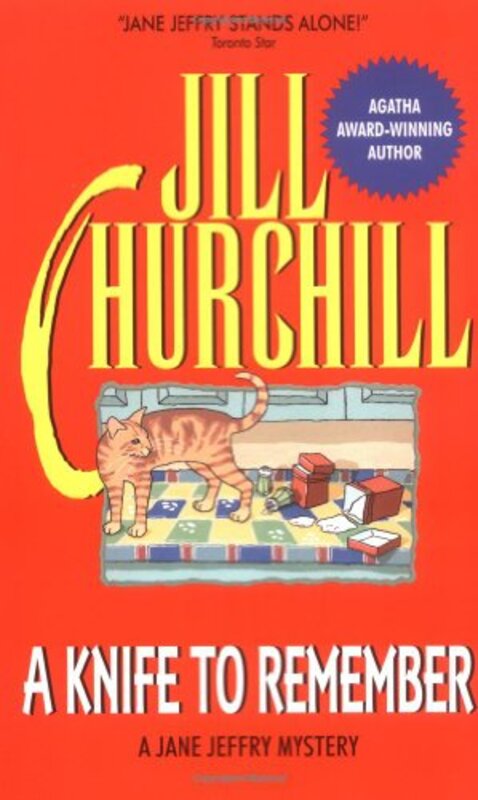 Book cover for "A Knife to Remember" by Jill Churchill