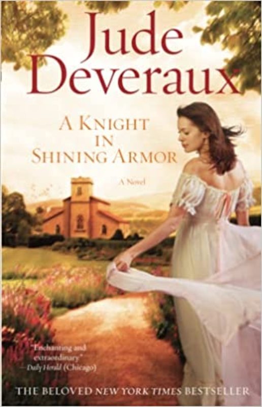 Book cover for "A Knight in Shining Armor" by Jude Deveraux