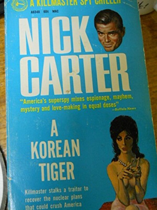 Book cover for "A Korean Tiger" by Nick Carter