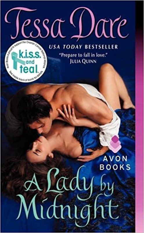 Book cover for "A Lady by Midnight" by Tessa Dare