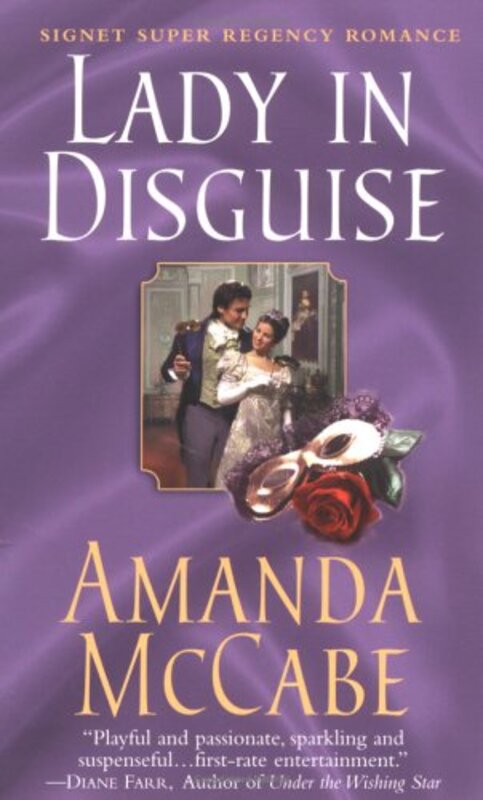 Book cover for "A Lady in Disguise" by Amanda McCabe