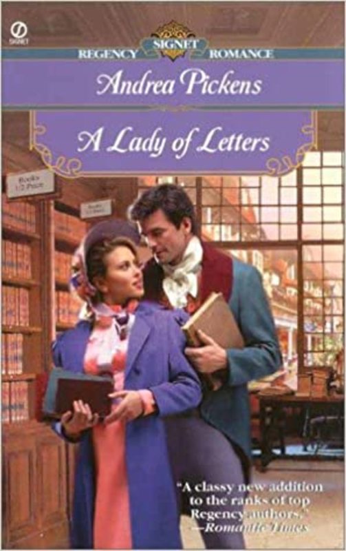 Book cover for "A Lady of Letters" by Andrea Penrose