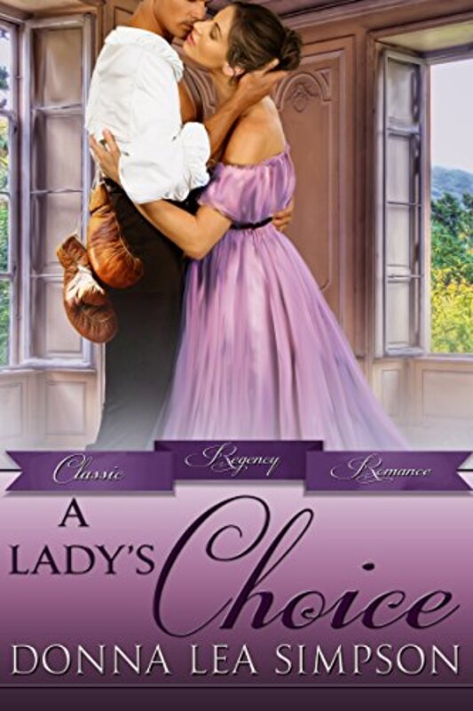 Book cover for "A Lady’s Choice" by Donna Lea Simpson