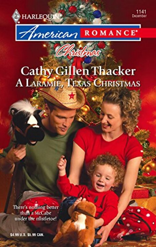 Book cover for "A Laramie, Texas Christmas" by Cathy Gillen Thacker