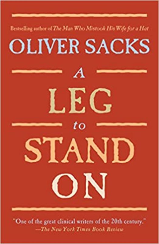 Book cover for "A Leg to Stand On" by Oliver Sacks