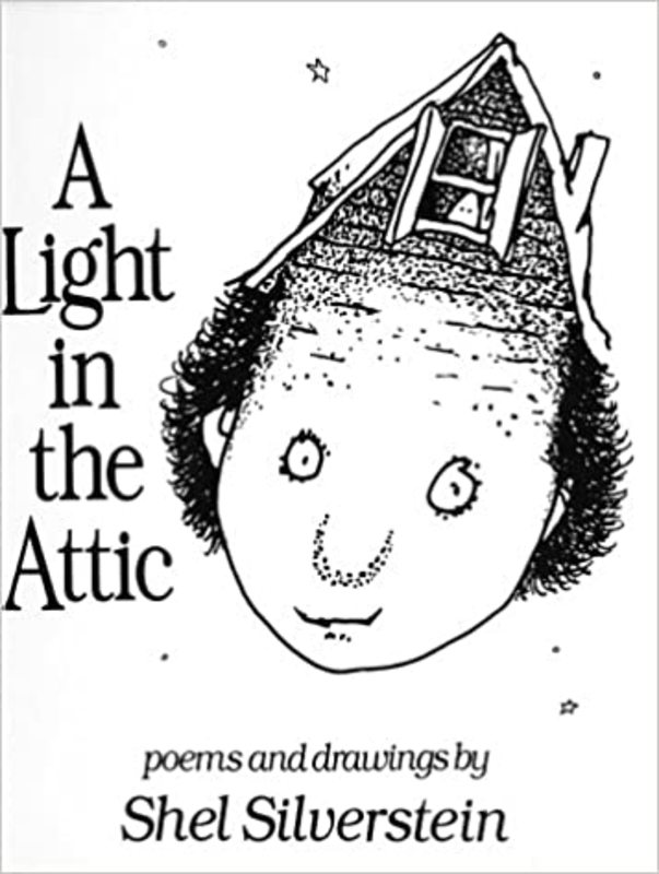 Book cover for "A Light in the Attic" by Shel Silverstein