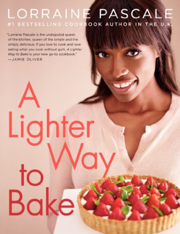 Book cover for "A Lighter Way to Bake" by Lorraine Pascale