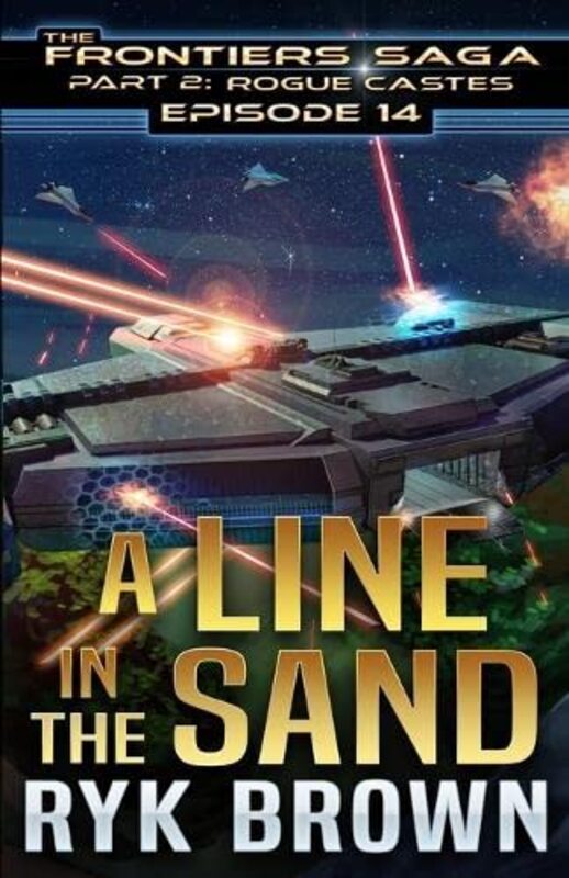 Book cover for "A Line in the Sand" by Ryk Brown