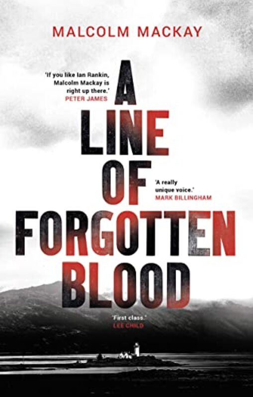 Book cover for "A Line of Forgotten Blood" by Malcolm MacKay